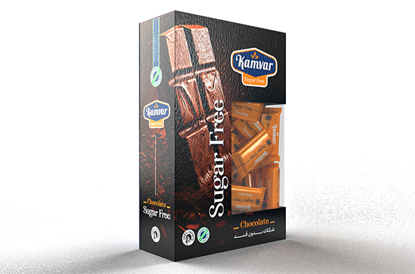 شکلات بدون قند کامور