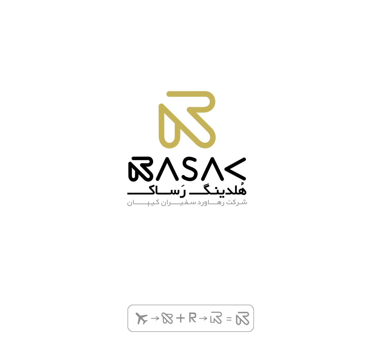 هویت بصری هلدینگ رساک